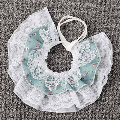 Cute Puppy Dog Lace Scarf Fashion Pet Accessories Flower Design Girl Dog Bibs Neckerchief Saliva Towel for Chihuahua Poodle Cats
