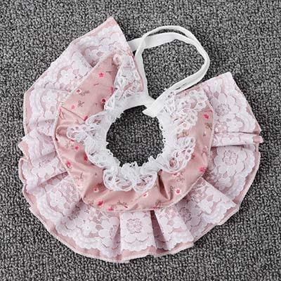 Cute Puppy Dog Lace Scarf Fashion Pet Accessories Flower Design Girl Dog Bibs Neckerchief Saliva Towel for Chihuahua Poodle Cats