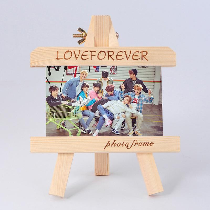 [MYKPOP]STRAY KIDS Wood Frame + Photo KPOP Fans Collection SA18090409