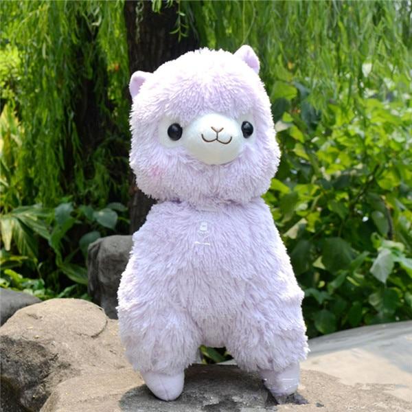 Hot Sale 45cm Rainbow Alpaca Plush Sheep Toy Japanese Soft Plush Alpacasso Baby 100% Plush Stuffed Animals Alpaca Gifts for kids