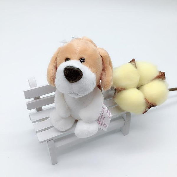 1PC 10cm NICI Jungle Brother Plush Keychains Toys Stuffed Tiger Elephant Plush Animals Phone Key Chain Bag Couple Pendant Doll