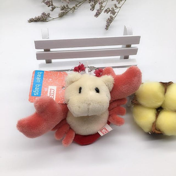 1PC 10cm NICI Jungle Brother Plush Keychains Toys Stuffed Tiger Elephant Plush Animals Phone Key Chain Bag Couple Pendant Doll