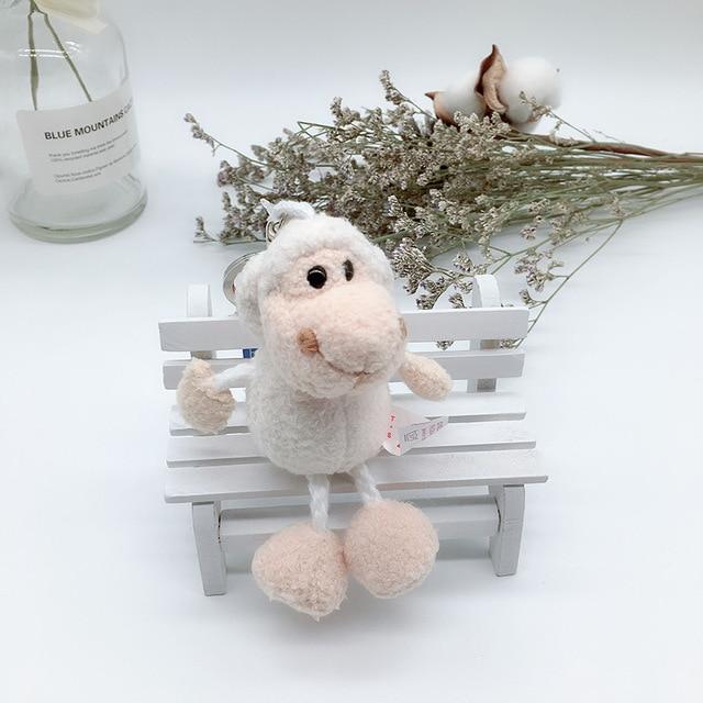 1PC 10cm NICI Jungle Brother Plush Keychains Toys Stuffed Tiger Elephant Plush Animals Phone Key Chain Bag Couple Pendant Doll