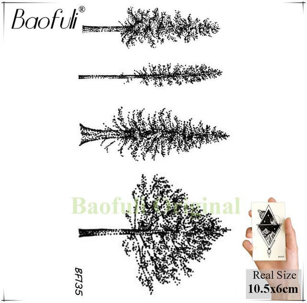 Women Sexy Henna Flower Temporary Tattoo Stickers Black Waterproof Fake Jewelry Tatoos Buddhist Lotus Tree Body Art Tattoo Lace