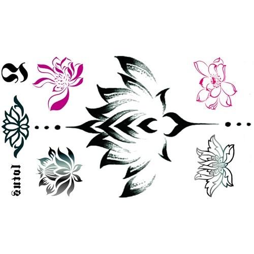 1pcs New Metallic Gold Silver Body Art Temporary Tattoo Sexy Non-Toxic Flash Tattoos Sticker For Women tattoo