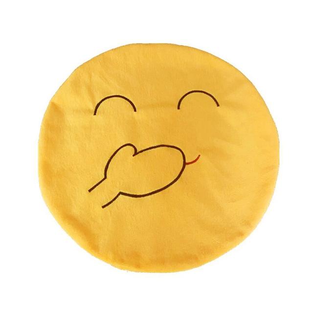 32cm Stuffed Toys Soft Smiley Emoticon Stuffed Plush Toy Doll Pillow Case cover 10.30