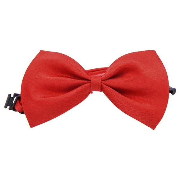 Multi Colors Cute Dog Puppy Cat Kitten Pet Toy Kid Solid Bow Tie Necktie Clothes Cat Dog Necktie Pets Grooming Accessories