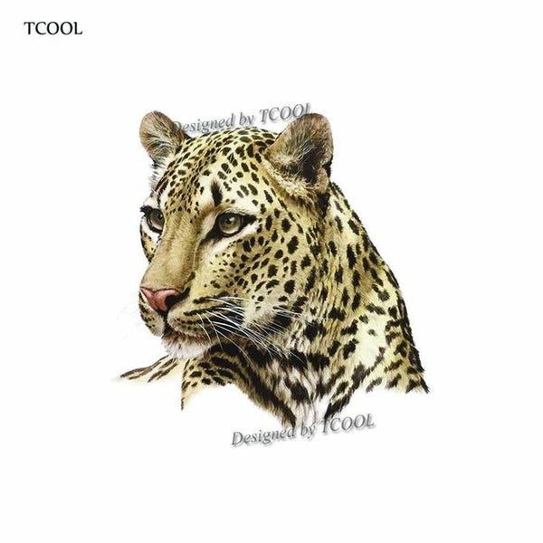 HXMAN Tiger Temporary Watercolor Tattoo Sticker Waterproof Women Fashion Fake Body Art Arm Tattoos 9.8X6cm Kids Hand Tatoo A-044