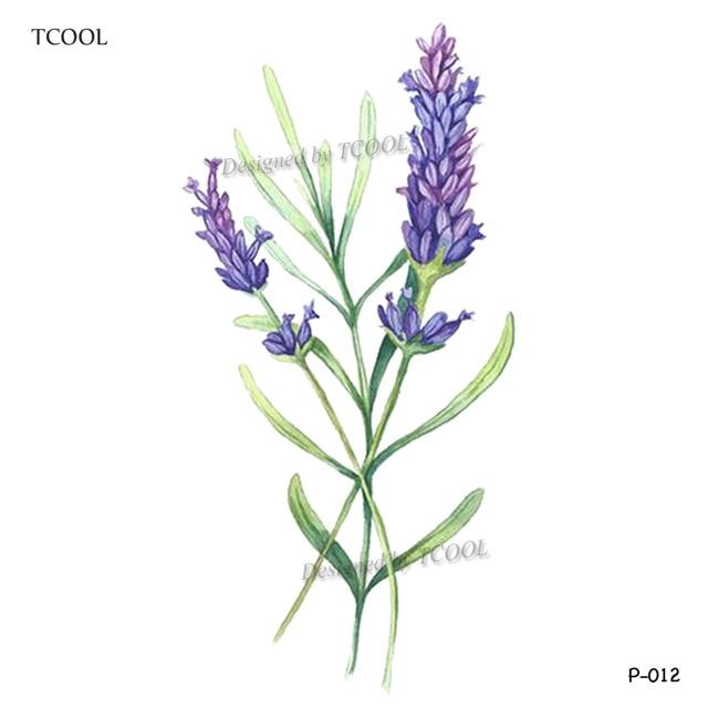 HXMAN Flower Temporary Tattoos for Women Hand Tattoo Sticker Fashion Body Art Waterproof Arm Fake Tatoo Paper 9.8X6cm P-013