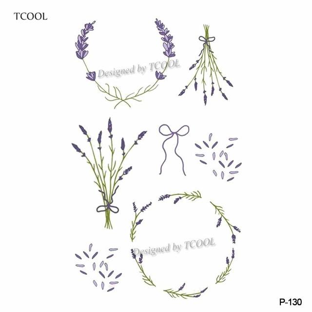 HXMAN Flower Temporary Tattoos for Women Hand Tattoo Sticker Fashion Body Art Waterproof Arm Fake Tatoo Paper 9.8X6cm P-013