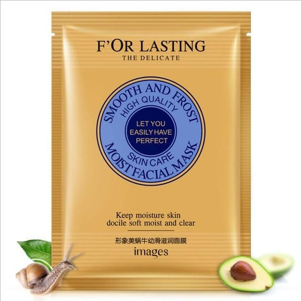 Hyaluronic Acid Snail Deep Moisturizing Face Mask Anti Aging Whitening Depth Replenishment Facial Skin Care