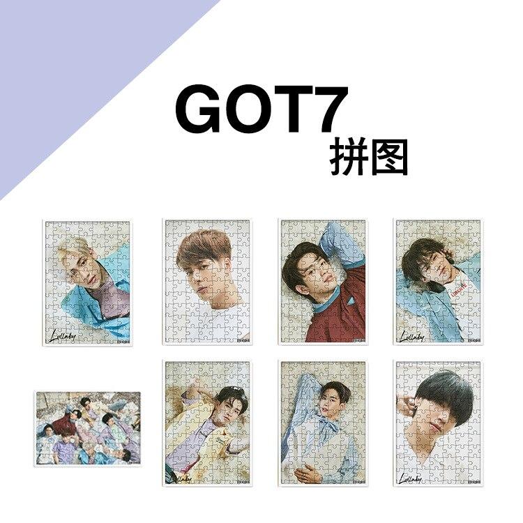 [MYKPOP]GOT7 PRESENT YOU Puzzles 120pcs With a Photo Frame Desk Decoration KPOP Fans Collection SA18102015