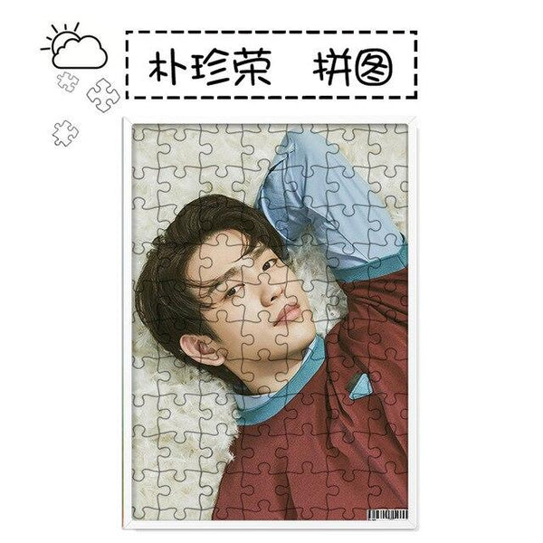 [MYKPOP]GOT7 PRESENT YOU Puzzles 120pcs With a Photo Frame Desk Decoration KPOP Fans Collection SA18102015