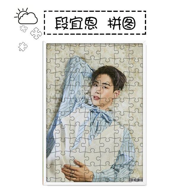 [MYKPOP]GOT7 PRESENT YOU Puzzles 120pcs With a Photo Frame Desk Decoration KPOP Fans Collection SA18102015