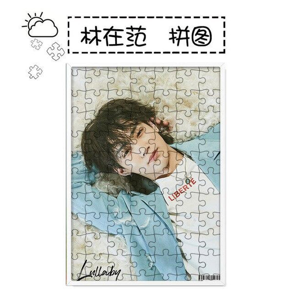 [MYKPOP]GOT7 PRESENT YOU Puzzles 120pcs With a Photo Frame Desk Decoration KPOP Fans Collection SA18102015