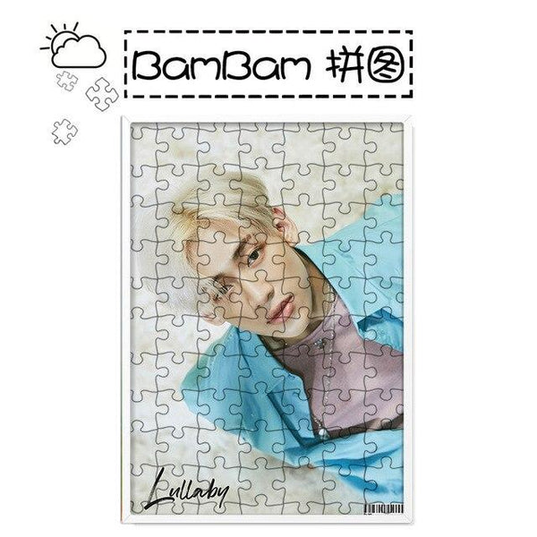[MYKPOP]GOT7 PRESENT YOU Puzzles 120pcs With a Photo Frame Desk Decoration KPOP Fans Collection SA18102015
