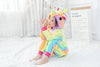 Rainbow Unicorn Children Pajama for Girls Boys Onesie Flannel Children's Pajamas Kigurumi  Animals  Sleepwear Kids Pyjamas 4-12T