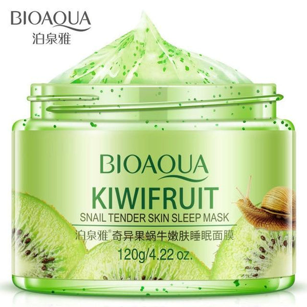 BIOAUQA Fruit Skin Care Mask Deep Whitening Moisturizing Sleeping Mask Acne Treatment Remover Blackhead Repair Face Mask Beauty