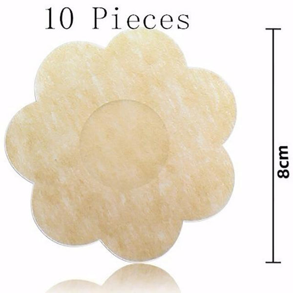 Fashion 10 Piece Women's Lingerie Bralette Breasts Lift Adhesive Tapes Ribbon Paste Bra Pad Women Self Adhesive Nipples Stickers