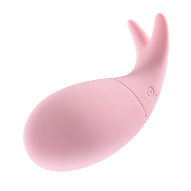 USB Chargedble G-spot Cute Fish Shape Vibrator 10 Speeds Vibrating Vagina Egg Clitoris Stimulation Adult Sex Toy for Couples