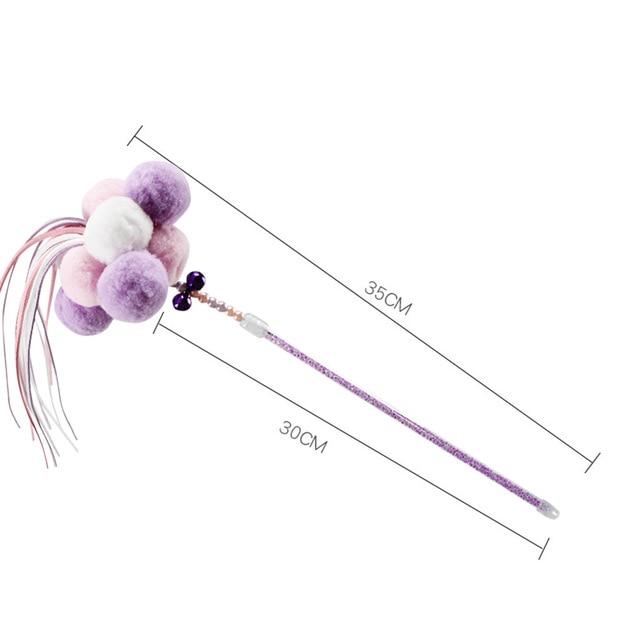 Cat Teaser Wand Toy Stick Feather Interactive Play Funny Kitten Pet Supply katten speeltjes