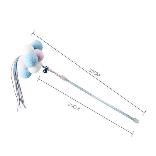 Cat Teaser Wand Toy Stick Feather Interactive Play Funny Kitten Pet Supply katten speeltjes