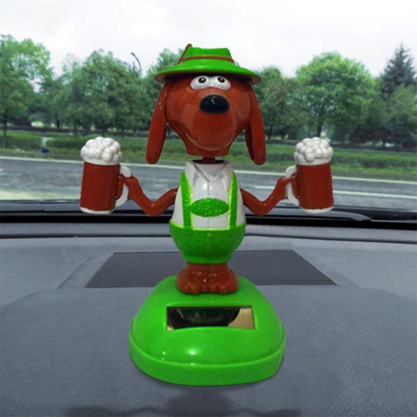 CARPRIE Funny Solar Powered Dancing Animal Swinging Animated Bobble Dancer Toy Car Decor New 18Mar14