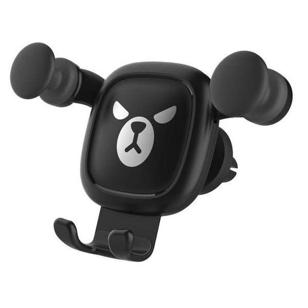 Bear Car Phone Holder Bracket Gravity Auto Air Vent Mount Clip Fashion Mobile Phone Stand Smartphone Support Accessories Gifts