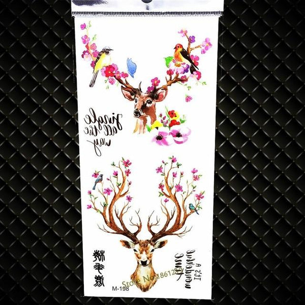 New Vivid 3D Tattoo Red Lip Cherry Strawberry Pumpkin Design Flash Temporary Tattoo Sticker Men Women Body Art Fake Tattoo G3D33