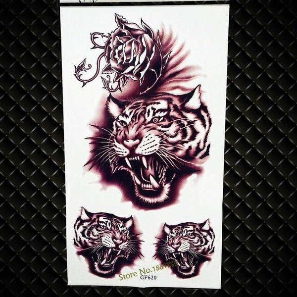 New Vivid 3D Tattoo Red Lip Cherry Strawberry Pumpkin Design Flash Temporary Tattoo Sticker Men Women Body Art Fake Tattoo G3D33
