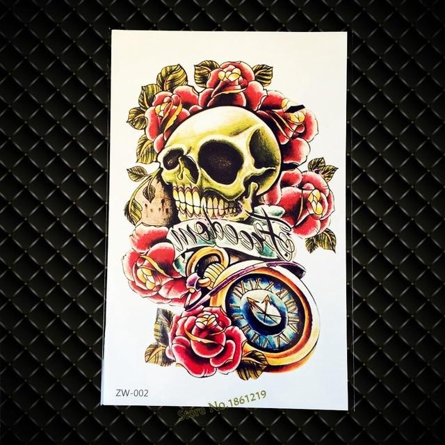 New Vivid 3D Tattoo Red Lip Cherry Strawberry Pumpkin Design Flash Temporary Tattoo Sticker Men Women Body Art Fake Tattoo G3D33