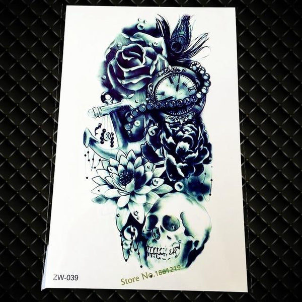 New Vivid 3D Tattoo Red Lip Cherry Strawberry Pumpkin Design Flash Temporary Tattoo Sticker Men Women Body Art Fake Tattoo G3D33