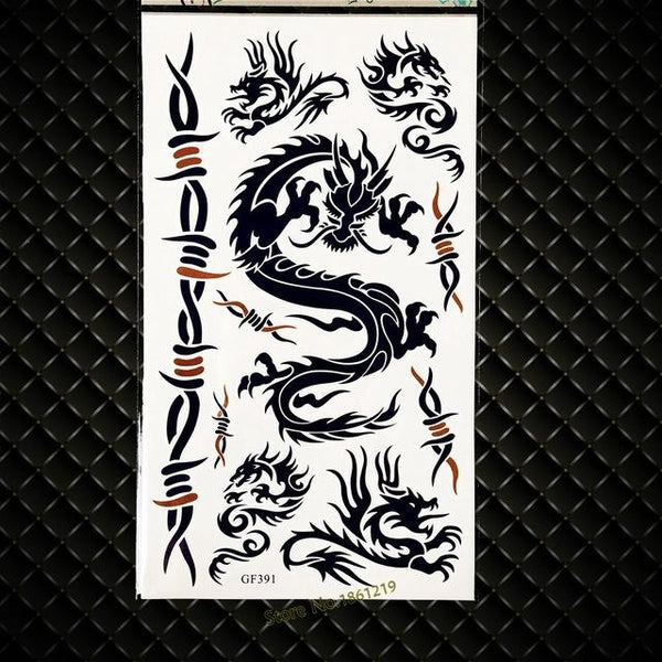 New Vivid 3D Tattoo Red Lip Cherry Strawberry Pumpkin Design Flash Temporary Tattoo Sticker Men Women Body Art Fake Tattoo G3D33