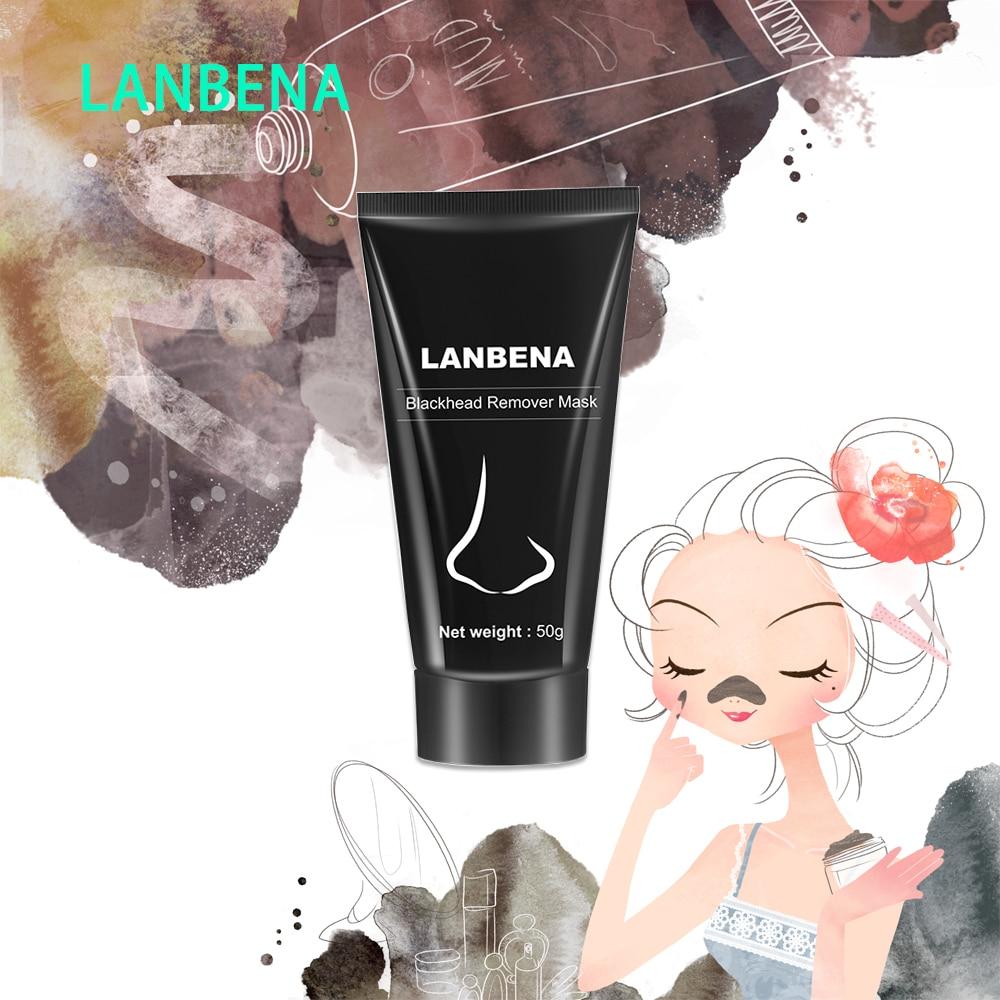 LANBENA Blackhead Remover Nose Black Mask Face Care Mud Acne Treatment Peel off Mask Style Pore Strip Deep Cleansing Skin Care