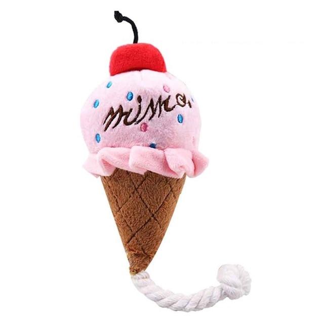 Creative Cute Pet Toy Vocal Plush Doll For Cats And Dogs Bite And Sleeping Companion Toys