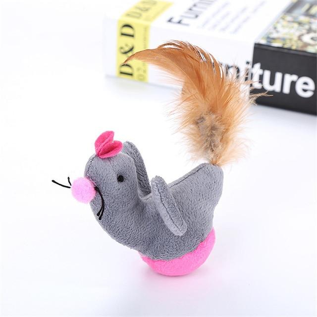 Pet Cat Kitten Dog Playing Toy False Mouse chicken bird Rat Toys Free Shipping Colors Randomly Multicolor