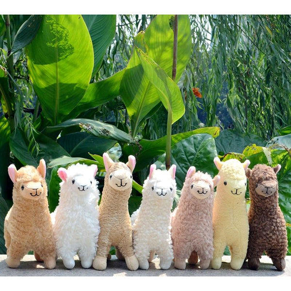 Simulation Alpaca Llama Plush Toy Doll  23cm  Animal Stuffed Animal Dolls Japanese Soft Plush Alpacasso For Kids Birthday Gifts