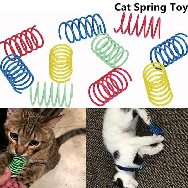 Pet toy Funny Kitten Cat Playing Toy Durable Wear-Resistant Bright Color Springs Pet Suppli