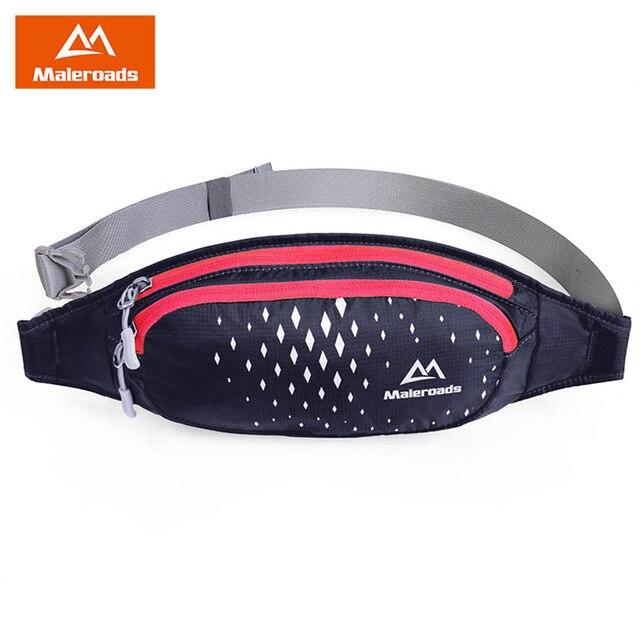 Maleroads Sport Running Belt Waist Bags Waterproof Gym Fanny Pack Mini Money Cell Phone Pouch Fitness Accessories For Men Women