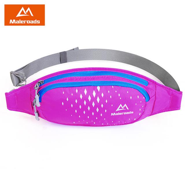 Maleroads Sport Running Belt Waist Bags Waterproof Gym Fanny Pack Mini Money Cell Phone Pouch Fitness Accessories For Men Women