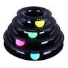 2019 New Upgrade Pet Cat Colorful Toys 4-Layer 3 Colorful Balls Kittens Entertainment Disc Turntable