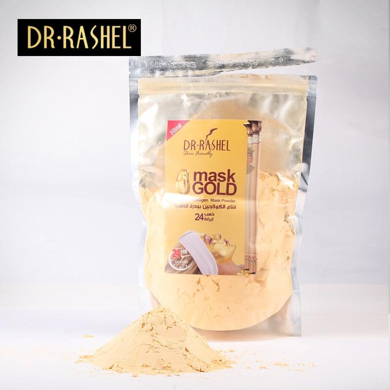 DR.RASHEL 24K GOLD Face Mask Powder Collagen Acne Remover Brightening Luxury Anti-aging Hydrate Whitening Mask for the Face 300g