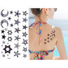 2019 New 1 Sheet Heart Infinity Gift Tattoo Temporary Waterproof Body Henna Hand Neck Ear Art Tattoo Sticker for Women Men Party