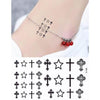 2019 New 1 Sheet Heart Infinity Gift Tattoo Temporary Waterproof Body Henna Hand Neck Ear Art Tattoo Sticker for Women Men Party