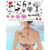 2019 New 1 Sheet Heart Infinity Gift Tattoo Temporary Waterproof Body Henna Hand Neck Ear Art Tattoo Sticker for Women Men Party