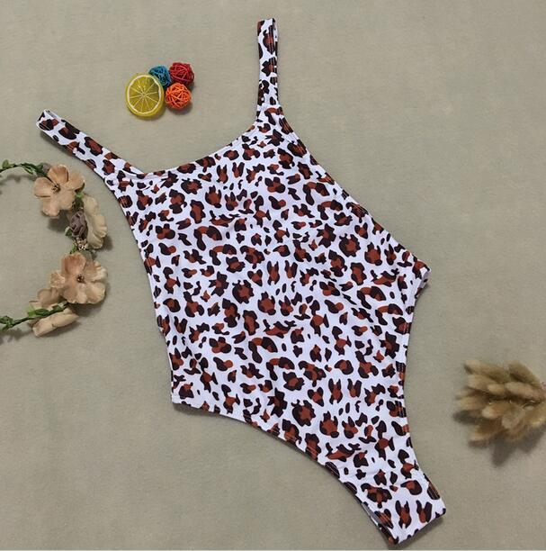 Sexy One Piece Swimsuit Bikini 2019 Women Leopard Swimwear Body suit Female Bathing Suit Summer Swim Suit Monokini Beach Wear