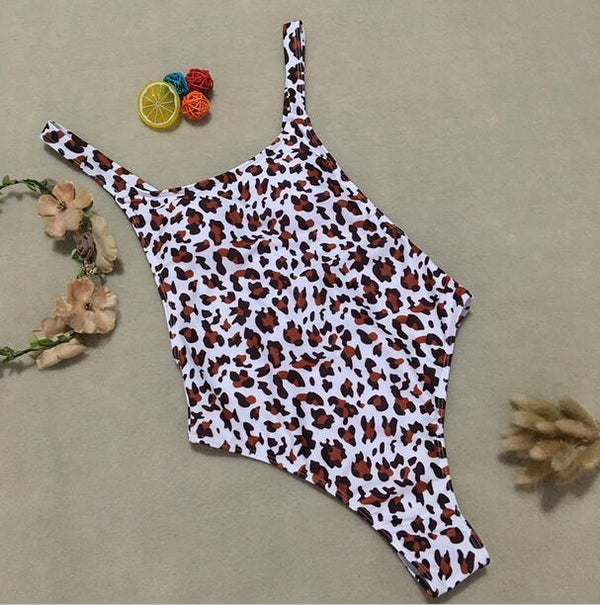 Sexy One Piece Swimsuit Bikini 2019 Women Leopard Swimwear Body suit Female Bathing Suit Summer Swim Suit Monokini Beach Wear