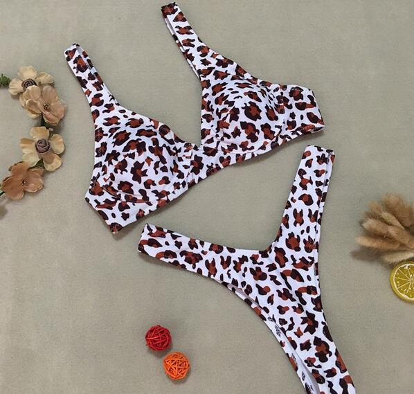 Sexy One Piece Swimsuit Bikini 2019 Women Leopard Swimwear Body suit Female Bathing Suit Summer Swim Suit Monokini Beach Wear