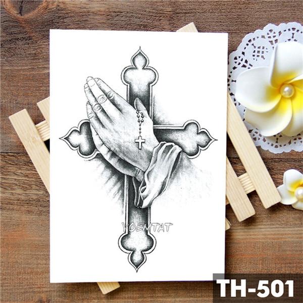 Wing Holy Angel Waterproof Temporary Tattoo Sticker Brave knight Warrior Flash Tattoos Body Art Arm Fake Tatoo