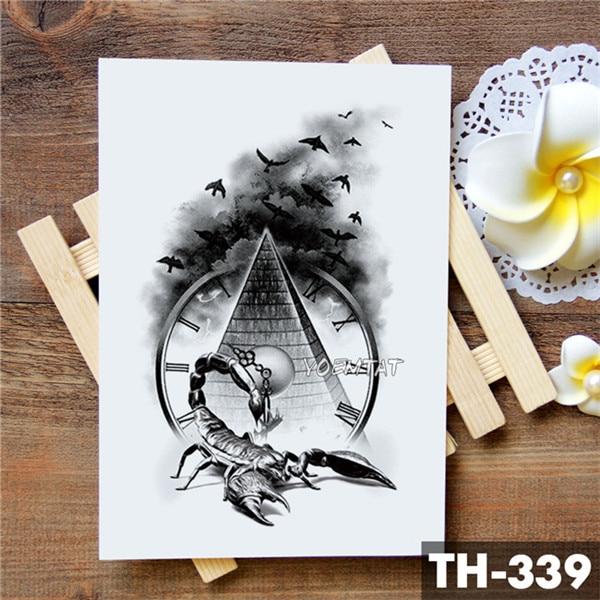 Wing Holy Angel Waterproof Temporary Tattoo Sticker Brave knight Warrior Flash Tattoos Body Art Arm Fake Tatoo